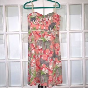 NWT Tahari Floral Spaghetti Strap Midi Dress Size 10 - Retails at $498